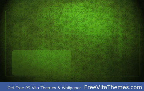 Pot Leafs Everywhere Lock Screen PS Vita Wallpaper