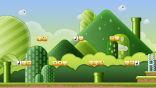 Download Super Mario Bros PS Vita Wallpaper