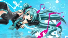 Download miku hatsune 3 PS Vita Wallpaper