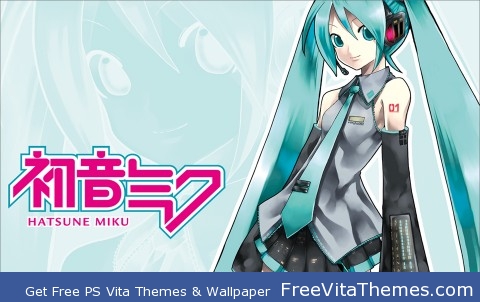 miku hatsune 5 PS Vita Wallpaper