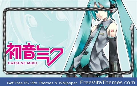 miku hatsune 5 zip PS Vita Wallpaper