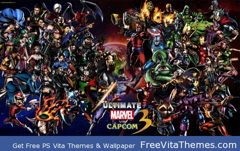 ulitmate marvel vs capcom 3 zip PS Vita Wallpaper