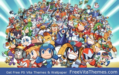 megaman zip PS Vita Wallpaper