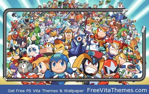 megaman zip PS Vita Wallpaper