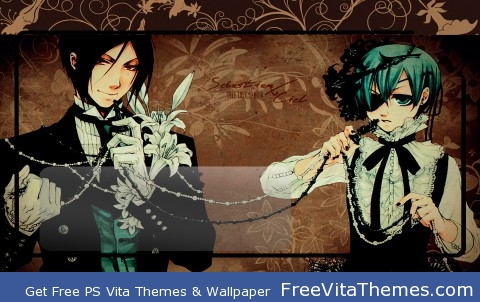 Black Butler lockscreen 3 PS Vita Wallpaper