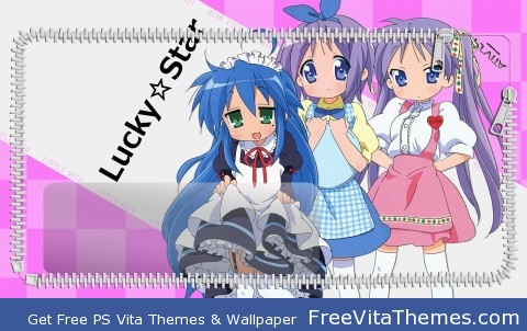 Lucky star Lockscreen PS Vita Wallpaper