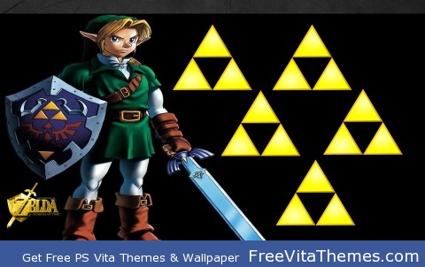 Ocarina of Time: Link PS Vita Wallpaper