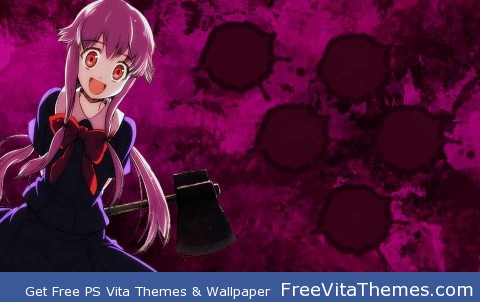 yuno-mirai nikki PS Vita Wallpaper