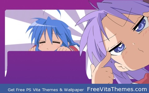 Lucky Star PS Vita Wallpaper