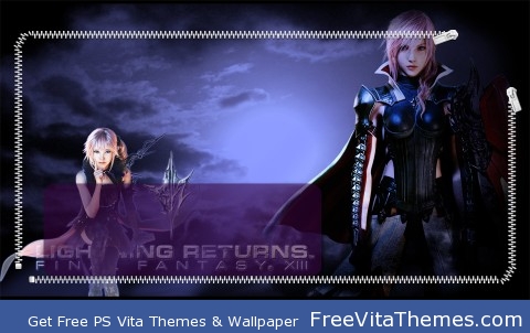 Lightning and Lumina PS Vita Wallpaper