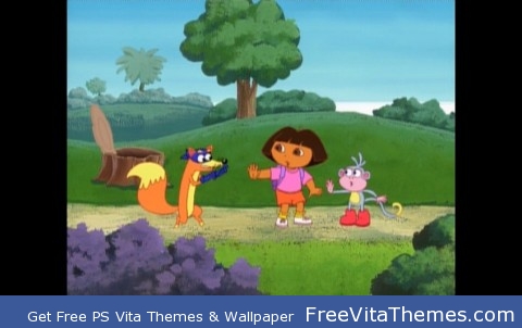 dora swiper boots PS Vita Wallpaper