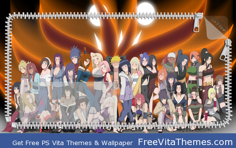 naruto harem PS Vita Wallpaper