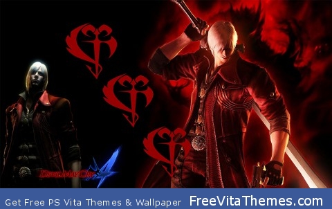 DMC4 Dante The Datk Knight PS Vita Wallpaper